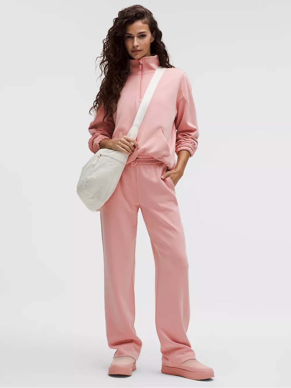 lululemon athletica Tea Rose Pink Softstreme Relaxed Track Pants